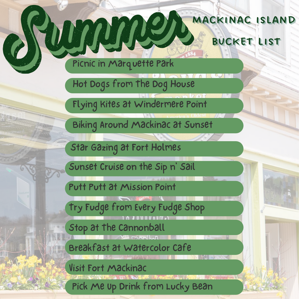 Mackinac Island Summer Bucket List
